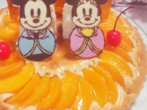ひな祭り ミッキー ミニーのピーチケーキ レシピ 作り方 By Tekonani 楽天レシピ ひな祭り ミッキー ミニーのピーチケーキ レシピ 作り方 By Tekonani 楽天レシピ